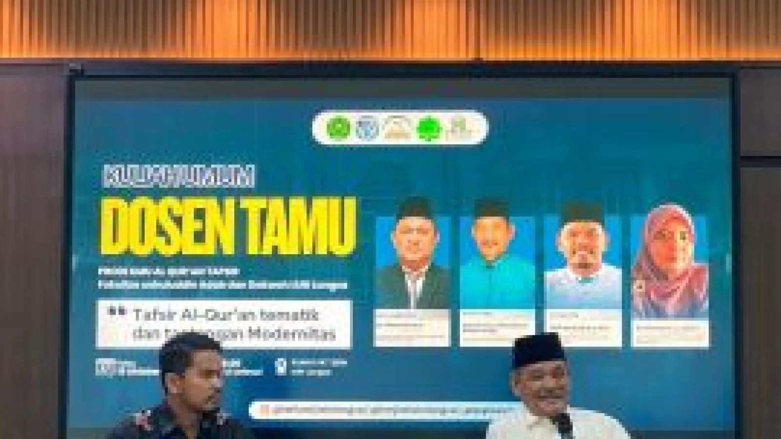 Prodi Ilmu Al-Qur’an dan Tafsir Gelar Kuliah Umum Bertajuk “Tafsir al-Qur’an Tematik dan Tantangan Modernitas