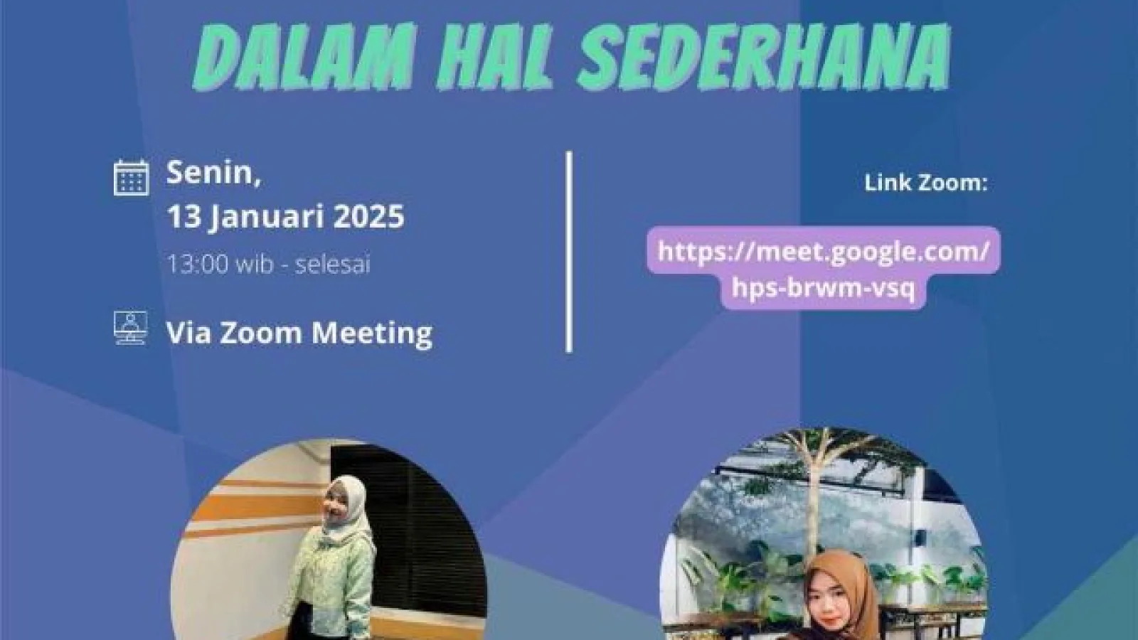 Seminar BKI Online: Menemukan Kebahagiaan Dalam Hal Sederhana