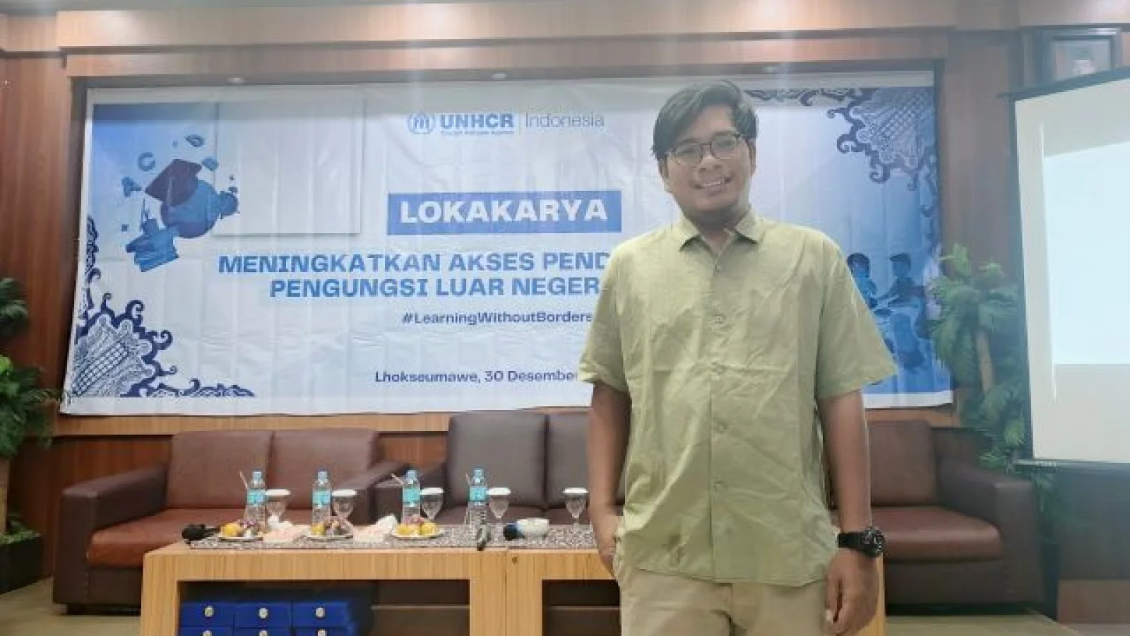 Dosen FUAD IAIN Langsa Menjadi Pendiskusi Pada Workshop Pengungsi Luar Negeri yang Diselenggarakan UNHCR