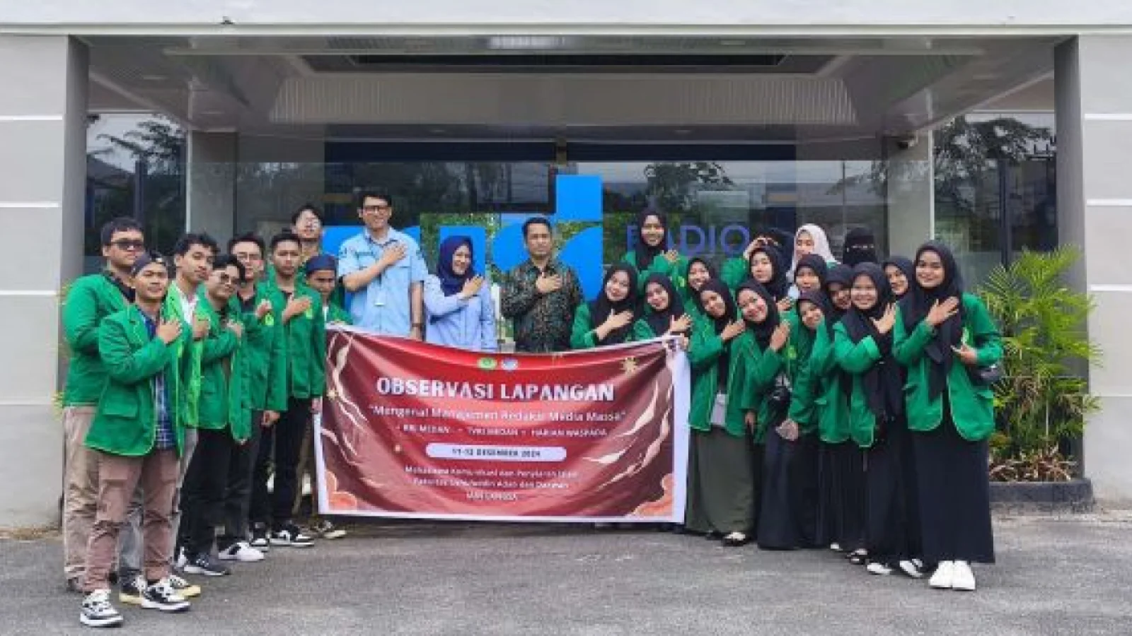 Mahasiswa IAIN Langsa Dalami Penyiaran di RRI Medan