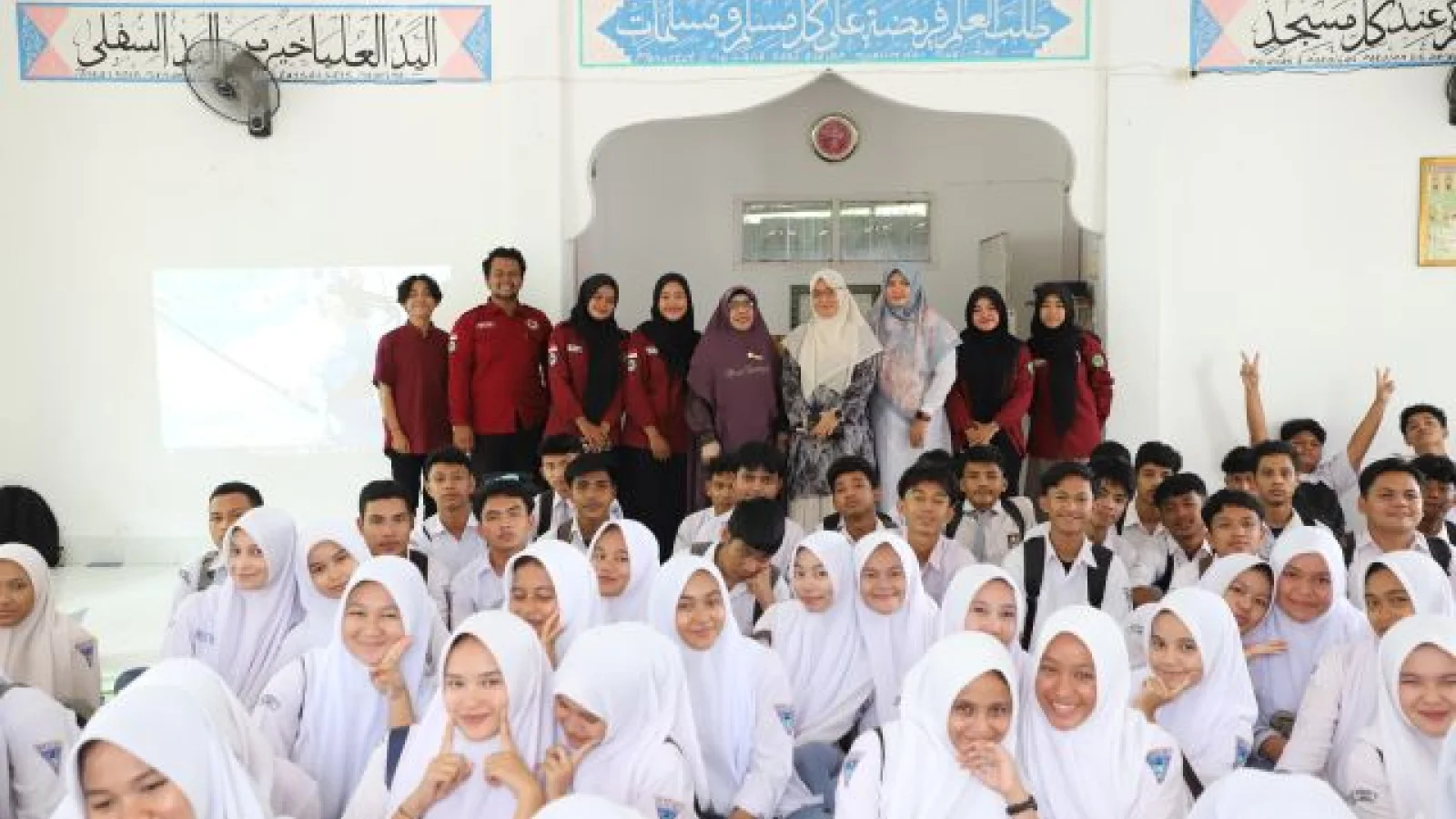 Mahasiswa KPI IAIN Langsa Sosialisasikan Program Studi ke SMK Negeri 1 Langsa