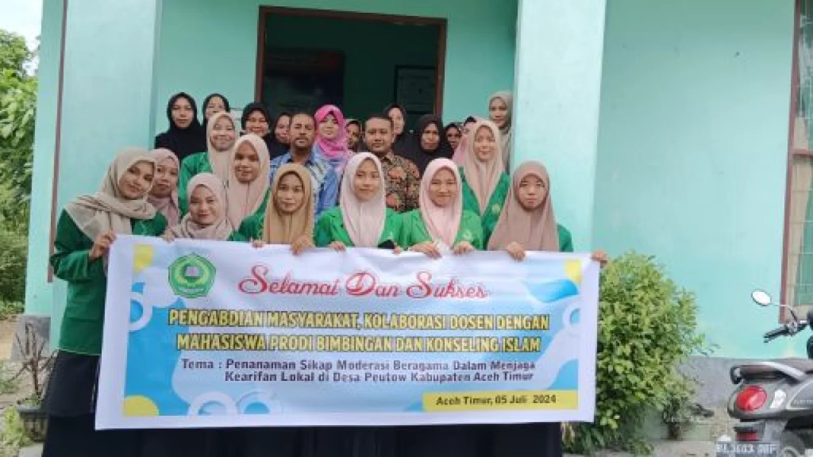 Menanamkan Sikap Moderasi Beragama, Prodi BKI Adakan Pengabdian Masyarakat