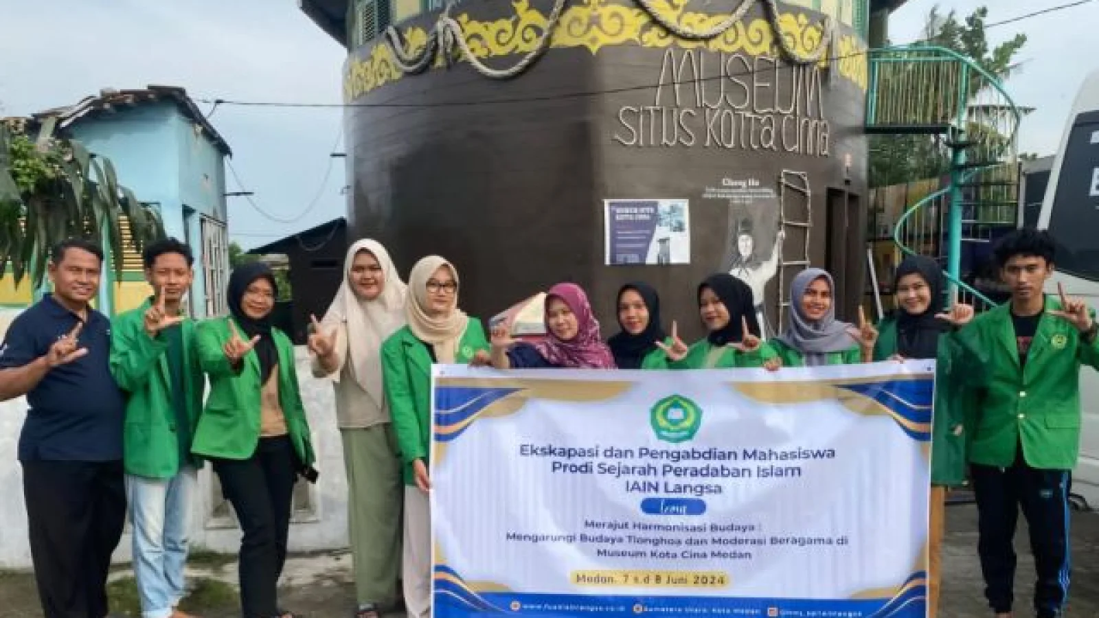Mahasiswa SPI IAIN Langsa Melaksanakan Kolaborasi Pengabdian dan Penelitian di Medan