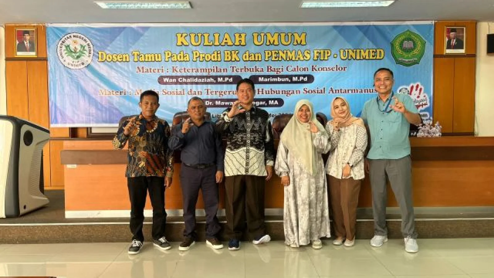FUAD IAIN Langsa Melakukan  MoU Sekaligus Menjadi Dosen Tamu FIP UNIMED