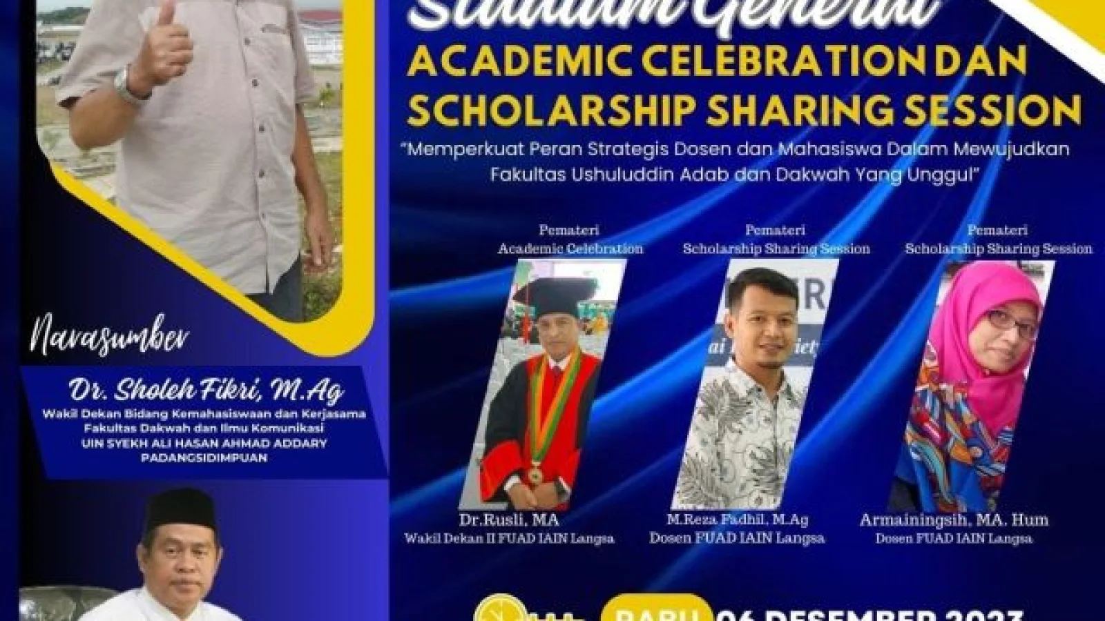 FUAD IAIN Langsa Gelar Stadium General dan Scholarship Sharing Session