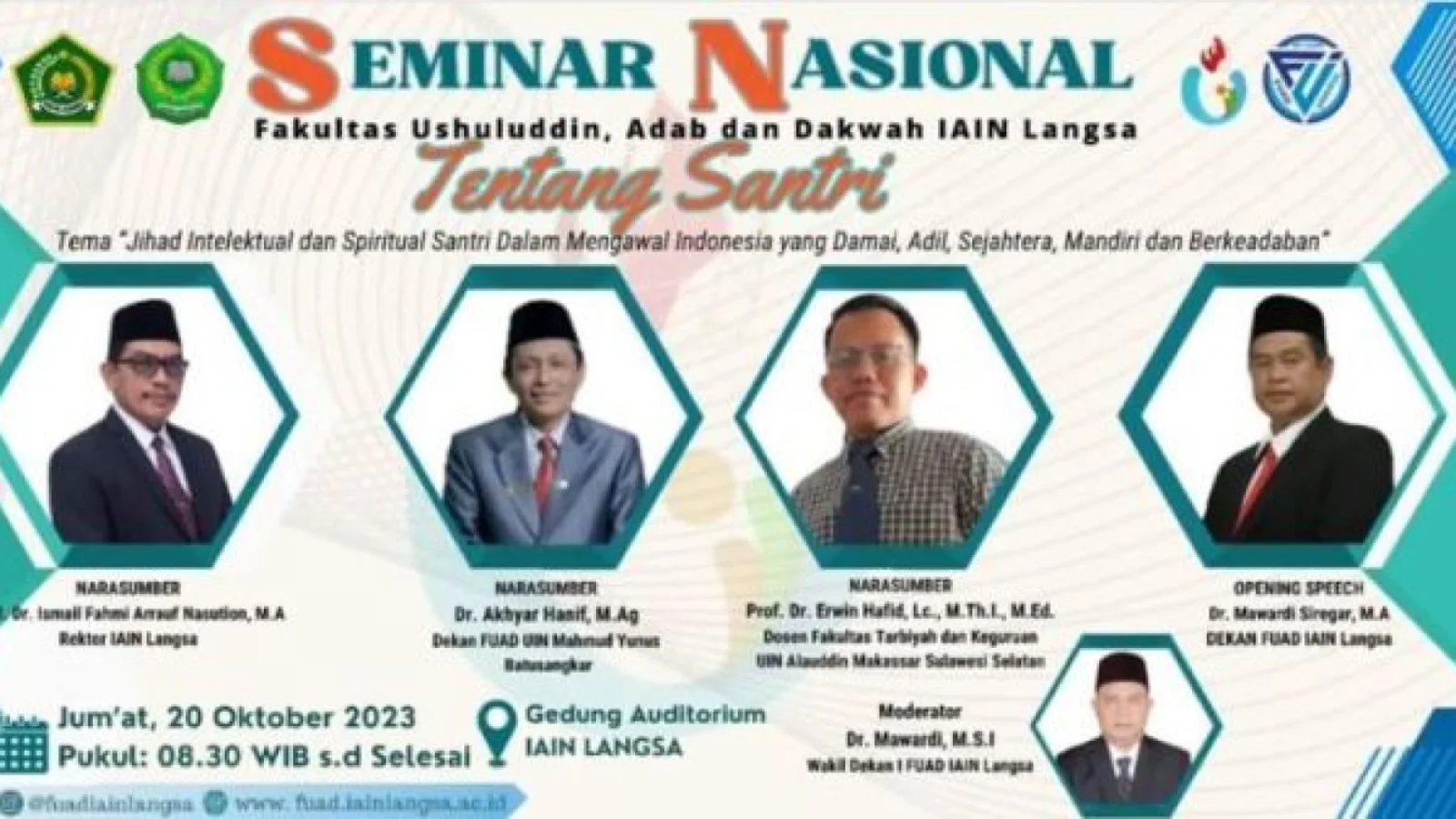 Webinar Jihad Intelektual dan Spiritual Santri dalam Mengawal Indonesia Damai, Adil, Sejahtera, Mandiri, dan Berkeadaban Sukses Digelar