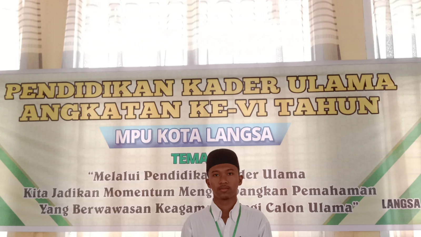 Mahasiswa IAT sebagai peserta kader ulama MPU Langsa Kota Langsa