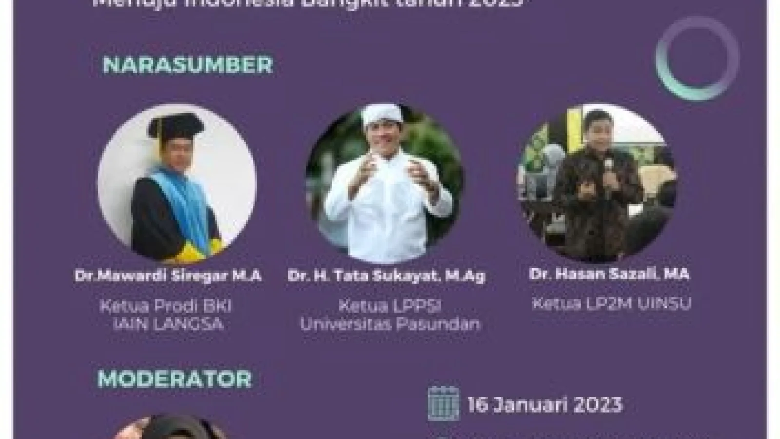 Seminar Dakwah dan Sikap Moderasi Beragama Menuju Indonesia Bangkit 2023 Sukses Digelar di IAIN Langsa