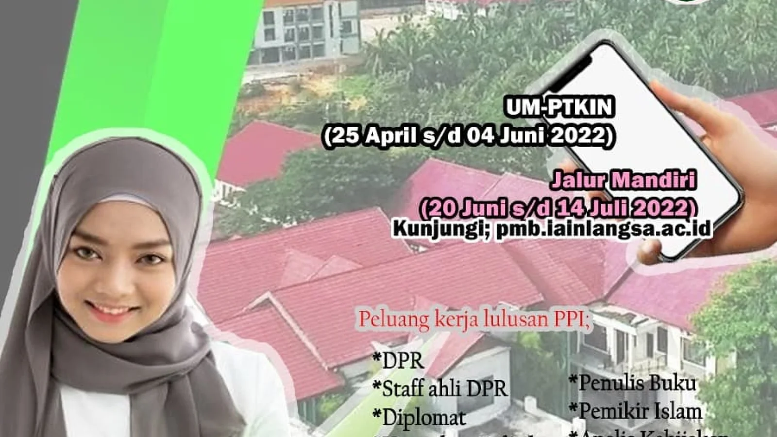 Penerimaan Mahasiswa Baru Prodi Pemikiran Politik Islam 2022
