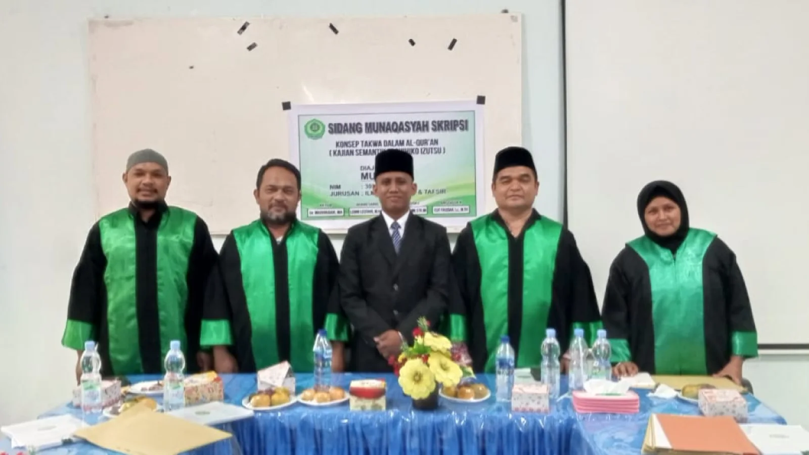 Lima Mahasiswa Akhir IAT IAIN Langsa di Sidang