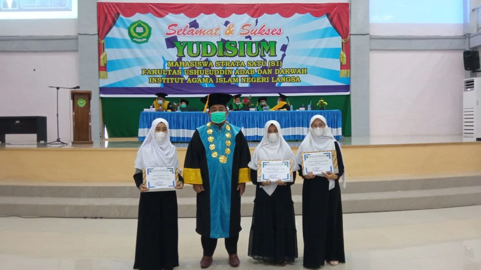 Yudisium FUAD IAIN Langsa Melahirkan 70 Lulusan dengan 3 Lulusan Terbaik