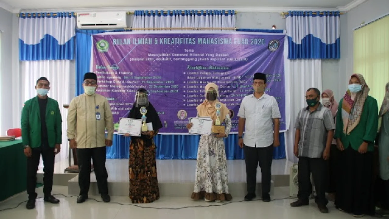 PENUTUPAN BULAN ILMIAH DAN KREATIFITAS MAHASISWA FUAD IAIN LANGSA BERLANGSUNG MERIAH