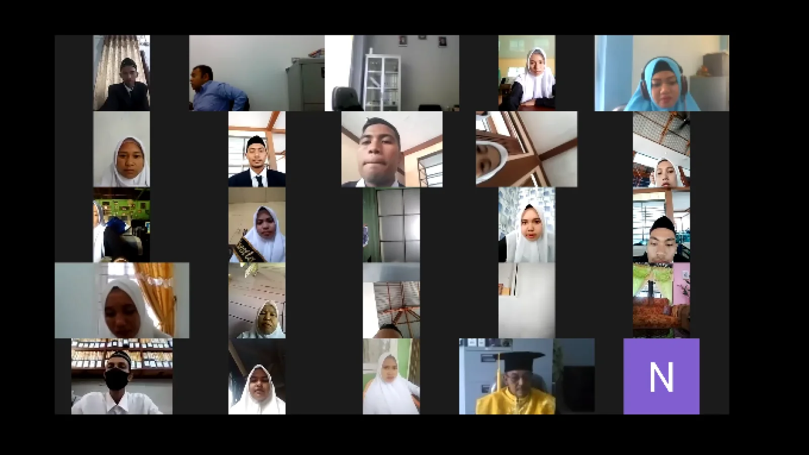 98 Mahasiswa FUAD IAIN Langsa Mengikuti Yudisium Online