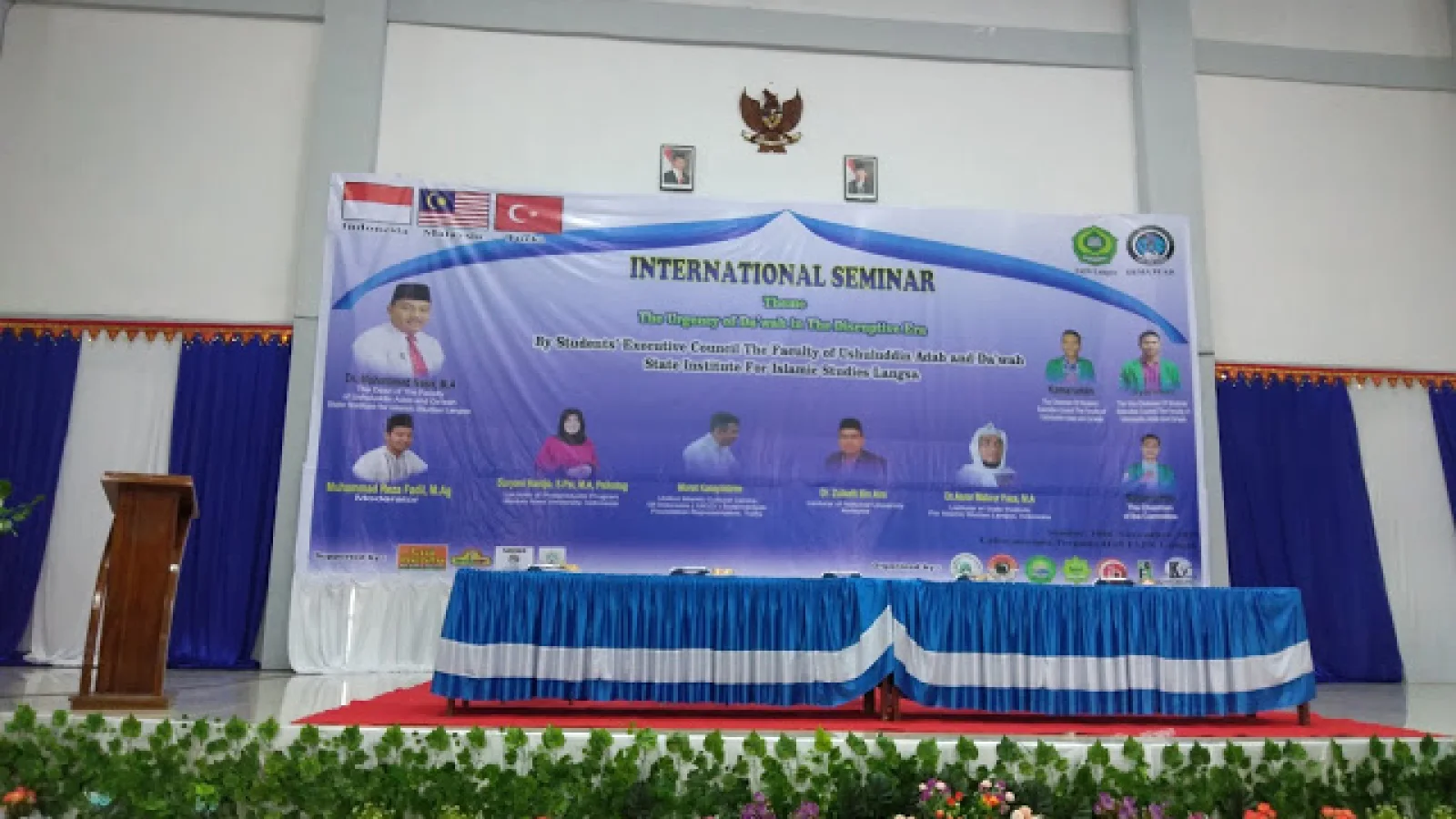DEMA FUAD IAIN LANGSA MENGGELAR SEMINAR INTERNASIONAL