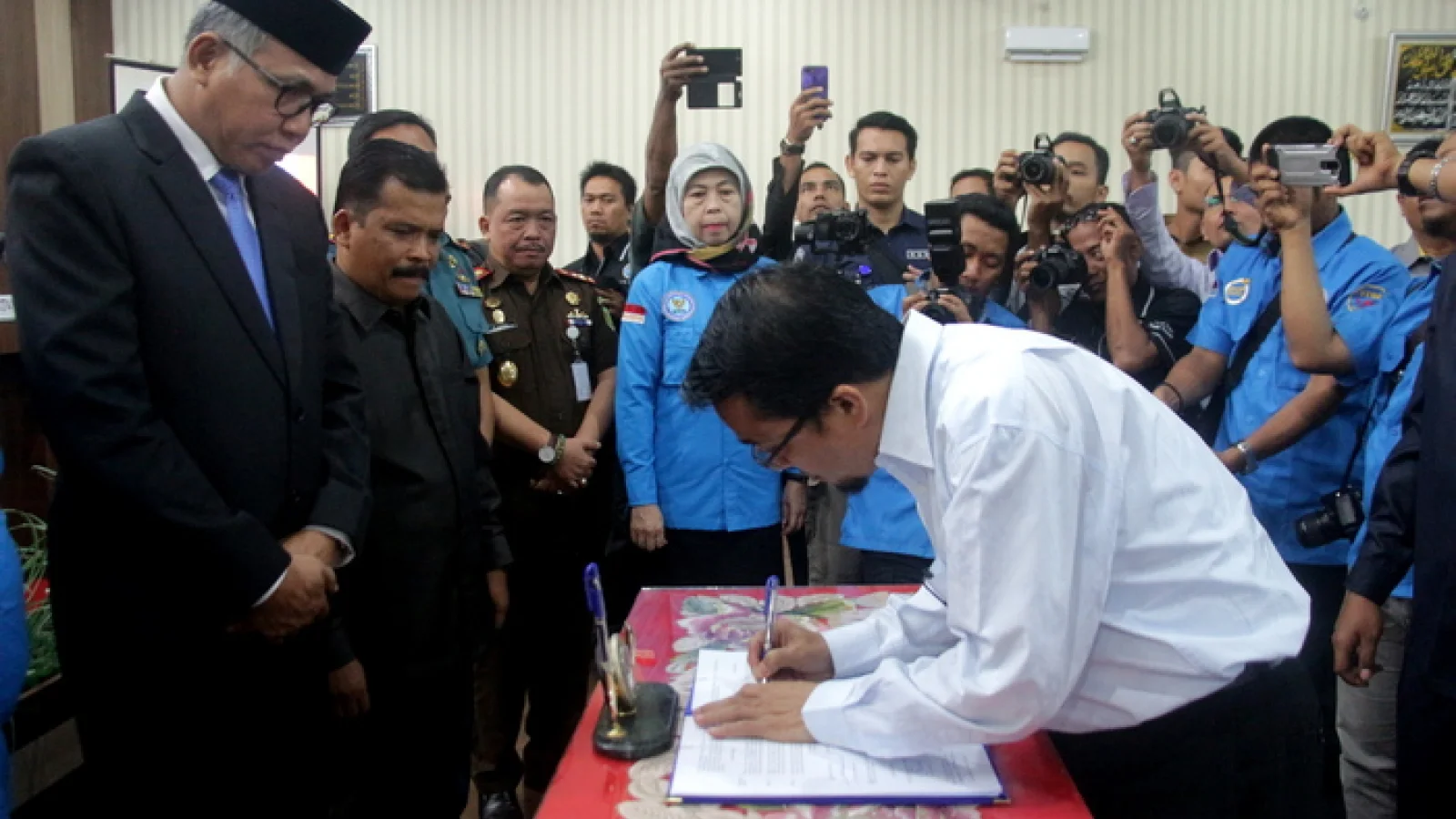 Tolak Narkotika, Rektor IAIN Langsa Teken Keputusan Bersama