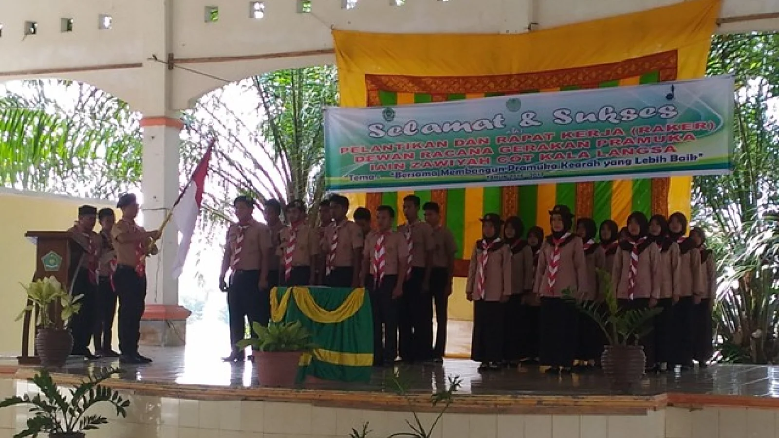 Pengurus Pramuka IAIN ZCK Langsa Dilantik