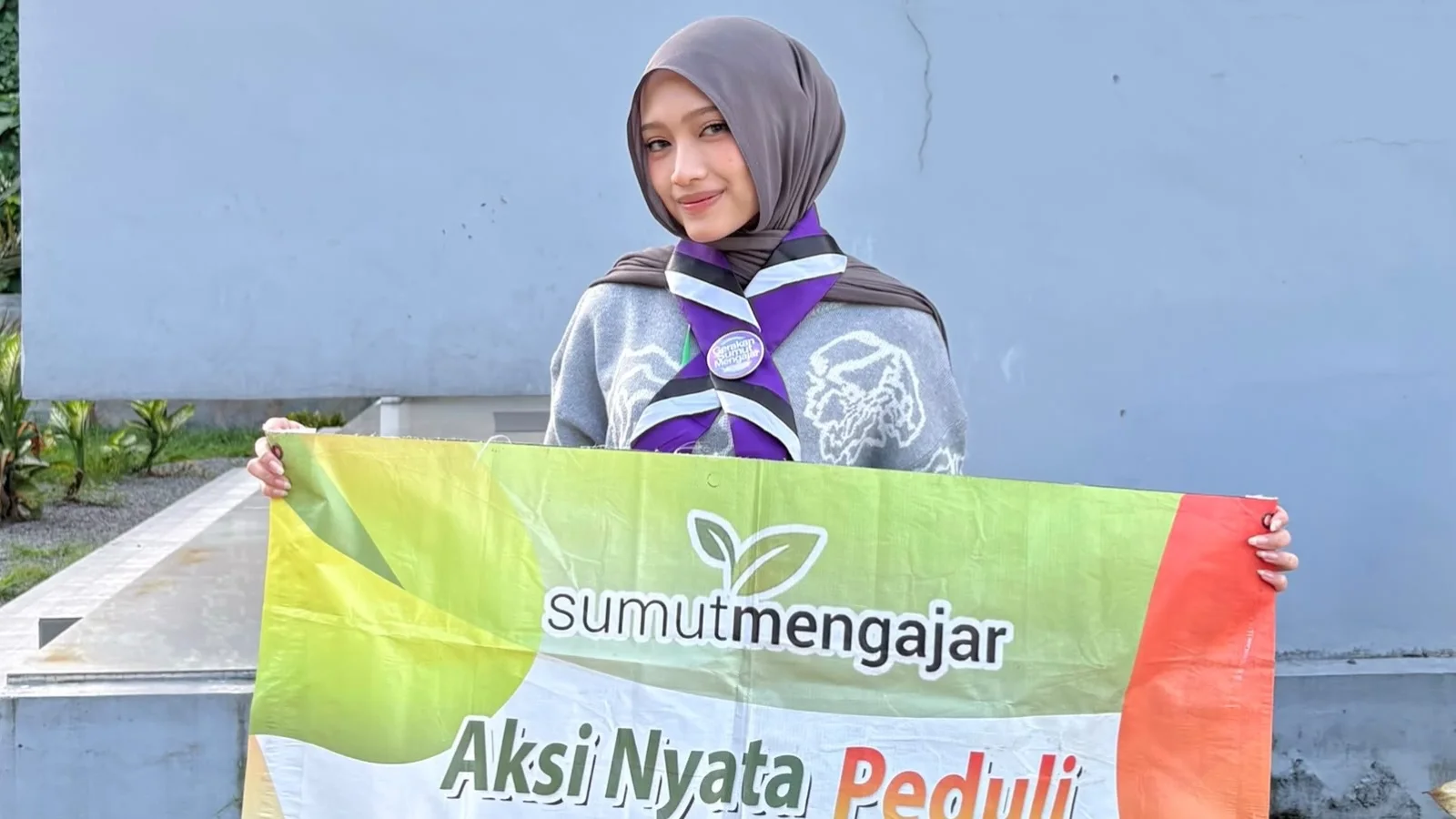 Mengabdikan Hingga ke Daerah, Mauzra Jajila Ketaren Jadi Relawan Gerakan Sumut Mengajar