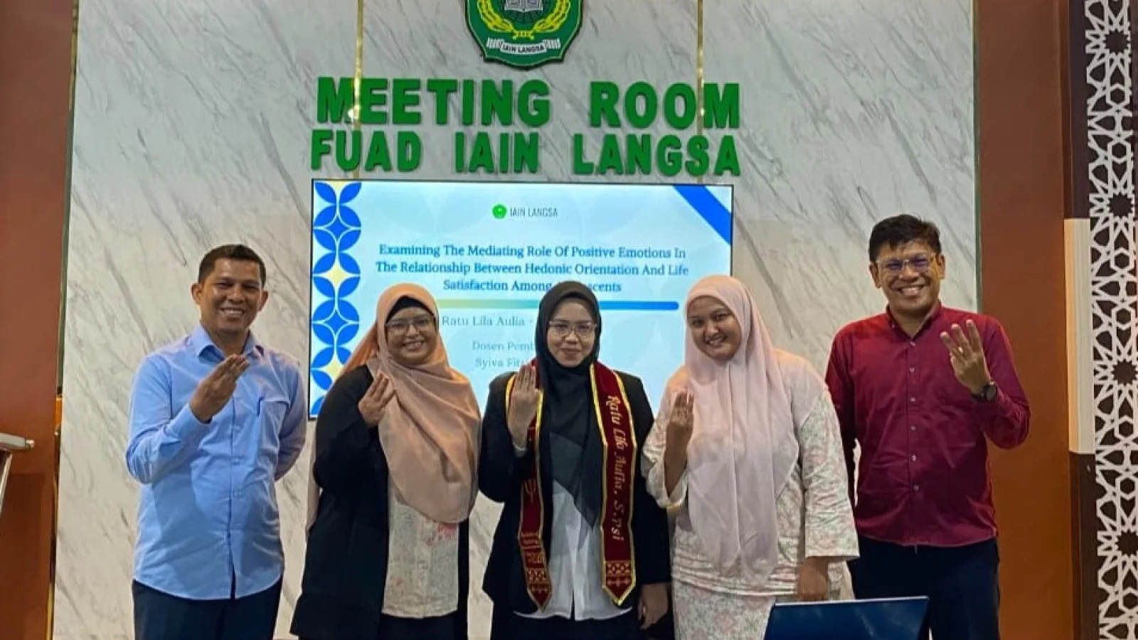 Angkat Isu Orientasi Hedonik Remaja, Mahasiswa Psikologi Islam Ini Lulus Lewat Jalur Publikasi Ilmiah