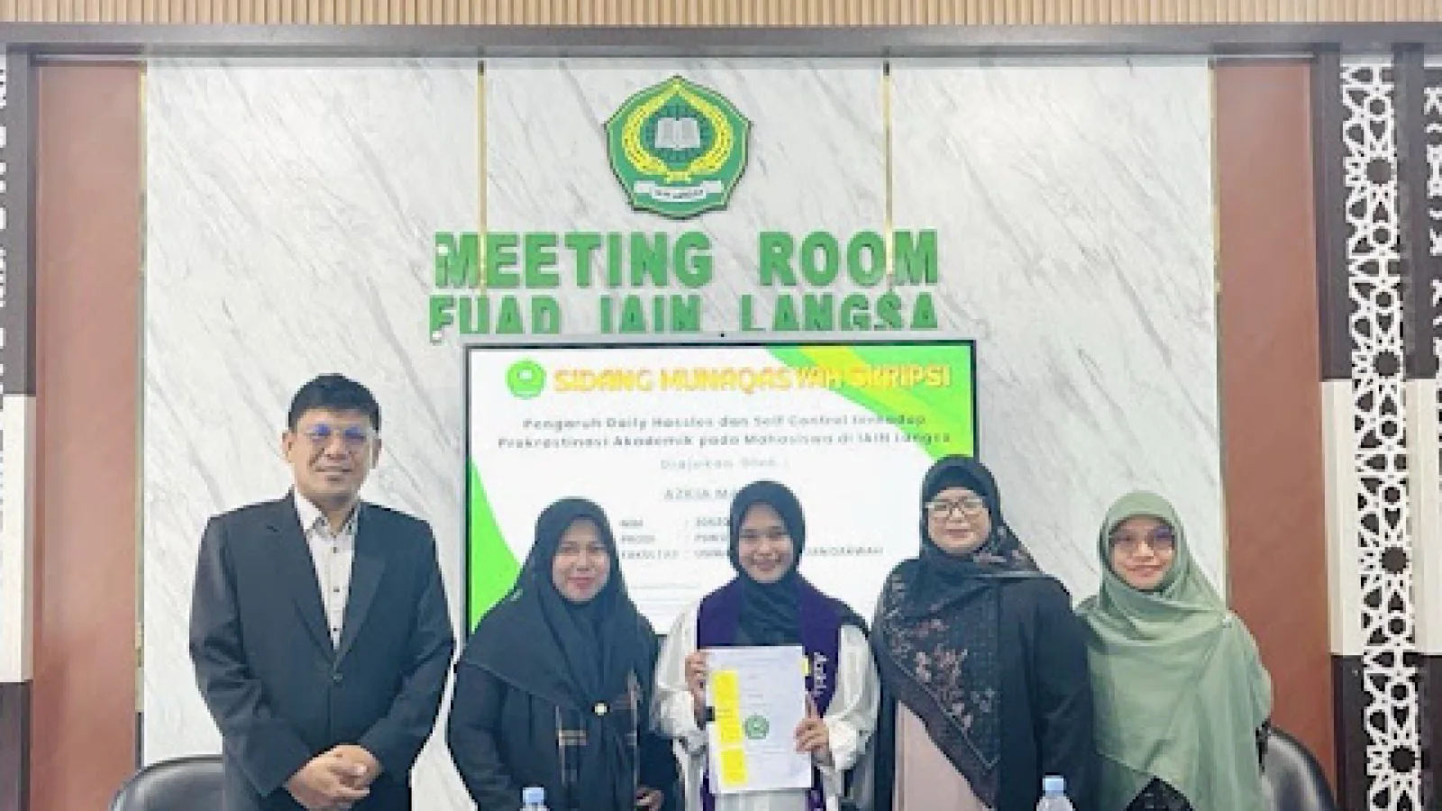 Prodi Psikologi Islam Lahirkan Lulusan Sarjana Psikologi Pertama