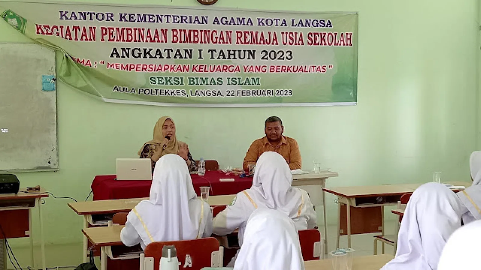 Dosen Psikologi Islam Menjadi Narasumber dalam Kegiatan Pembinaan Bimbingan Remaja Usia Sekolah di Langsa