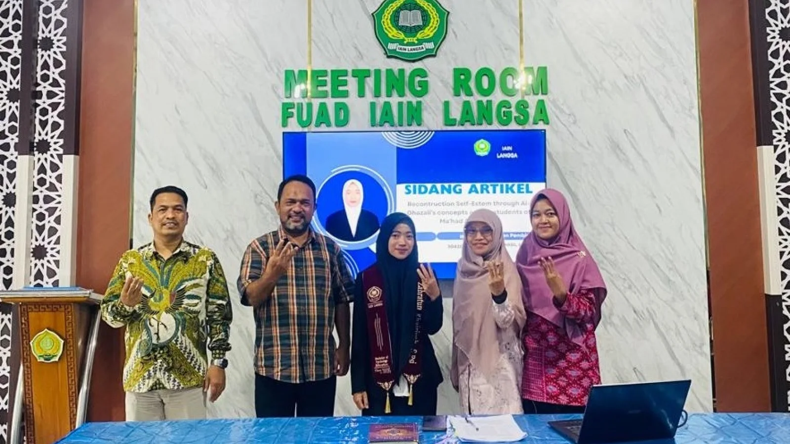Kaji Self-Esteem Lewat Konsep Al-Ghazali, Zahratun Khairiyah Lulus Jalur Publikasi Ilmiah