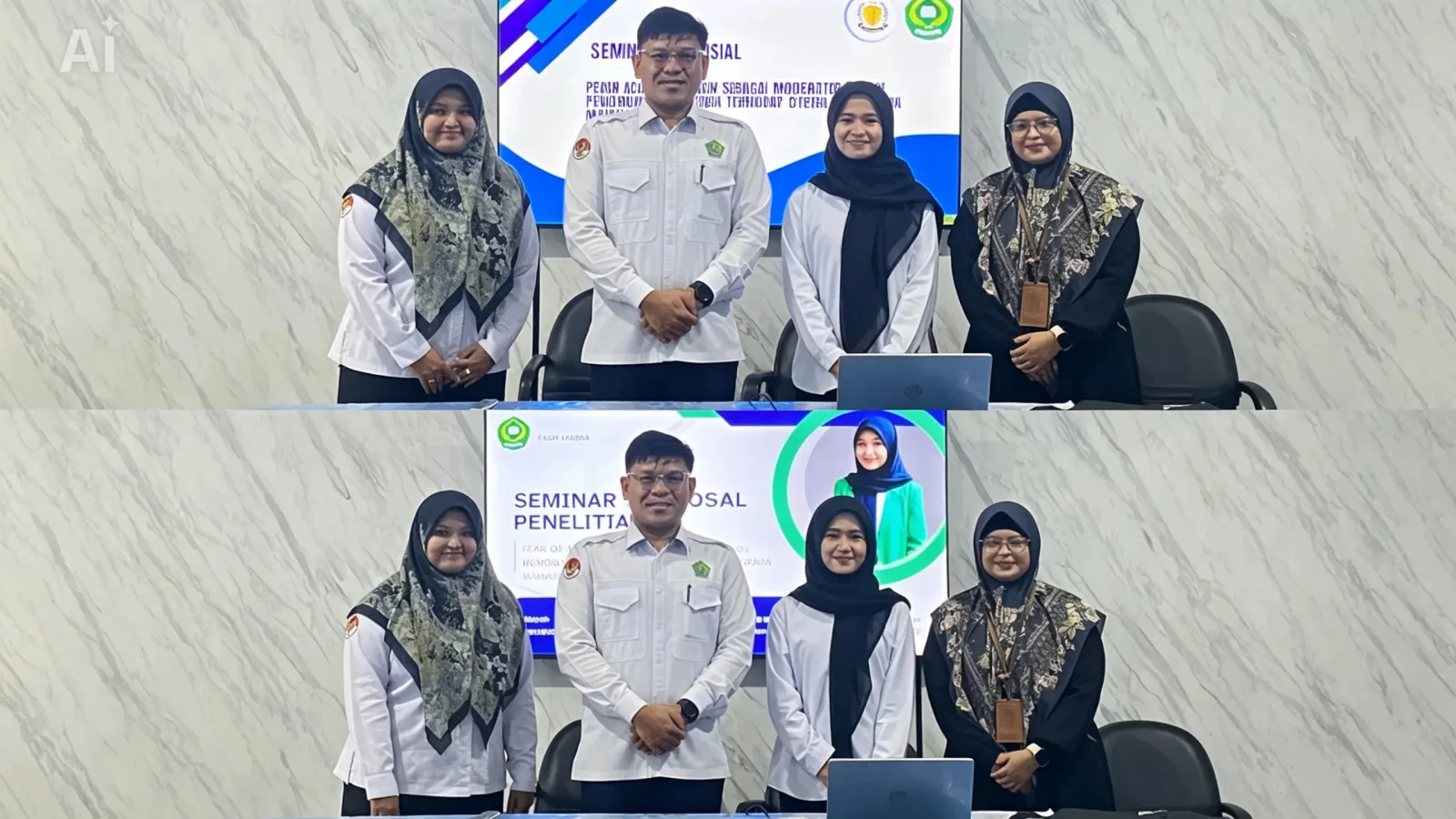 Akselerasi Kelulusan Jalur Publikasi, Dua Mahasiswi Psikologi Islam Sampaikan Rancangan Artikel Ilmiah