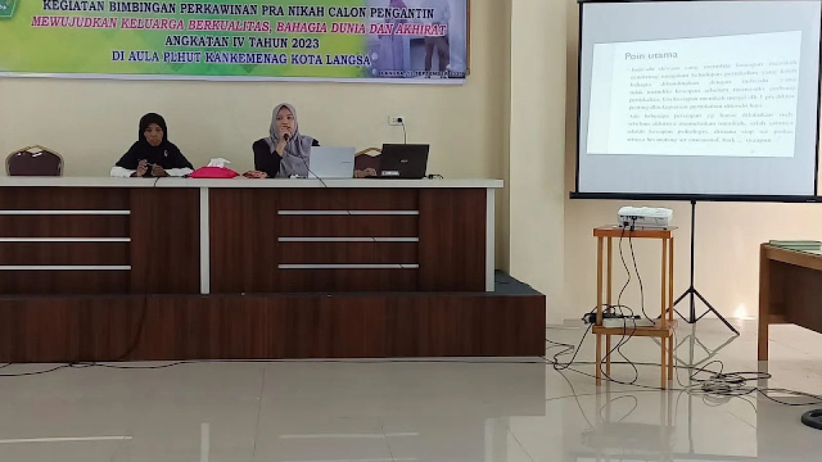Dosen Psikologi Menjadi Narasumber dalam Kegiatan Bimbingan Perkawinan Pra-Nikah Calon Pengantin di Langsa