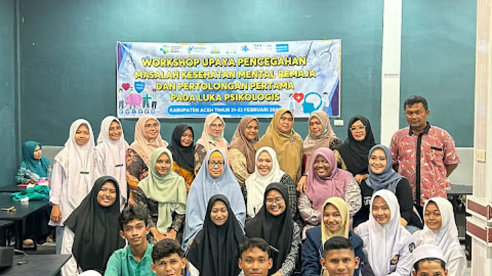 Psikolog Sekaligus Dosen Prodi Psikologi Islam IAIN Langsa Menjadi Narasumber Workshop Pencegahan Masalah Kesehatan Mental Remaja di Aceh Timur