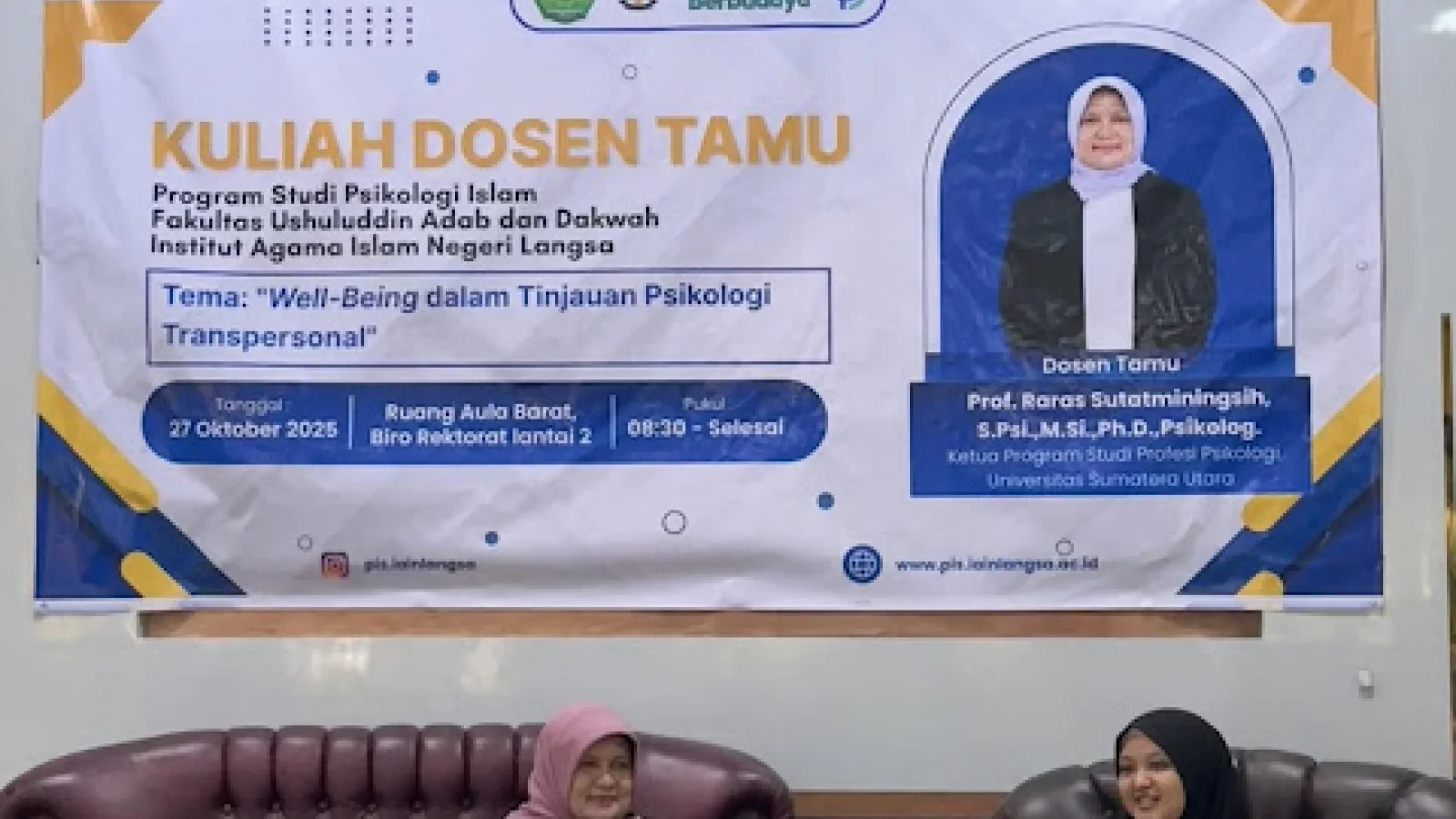 Psikologi Islam Gelar Kuliah Umum Bertajuk Well-being dalam Perspektif Psikologi Transpersonal