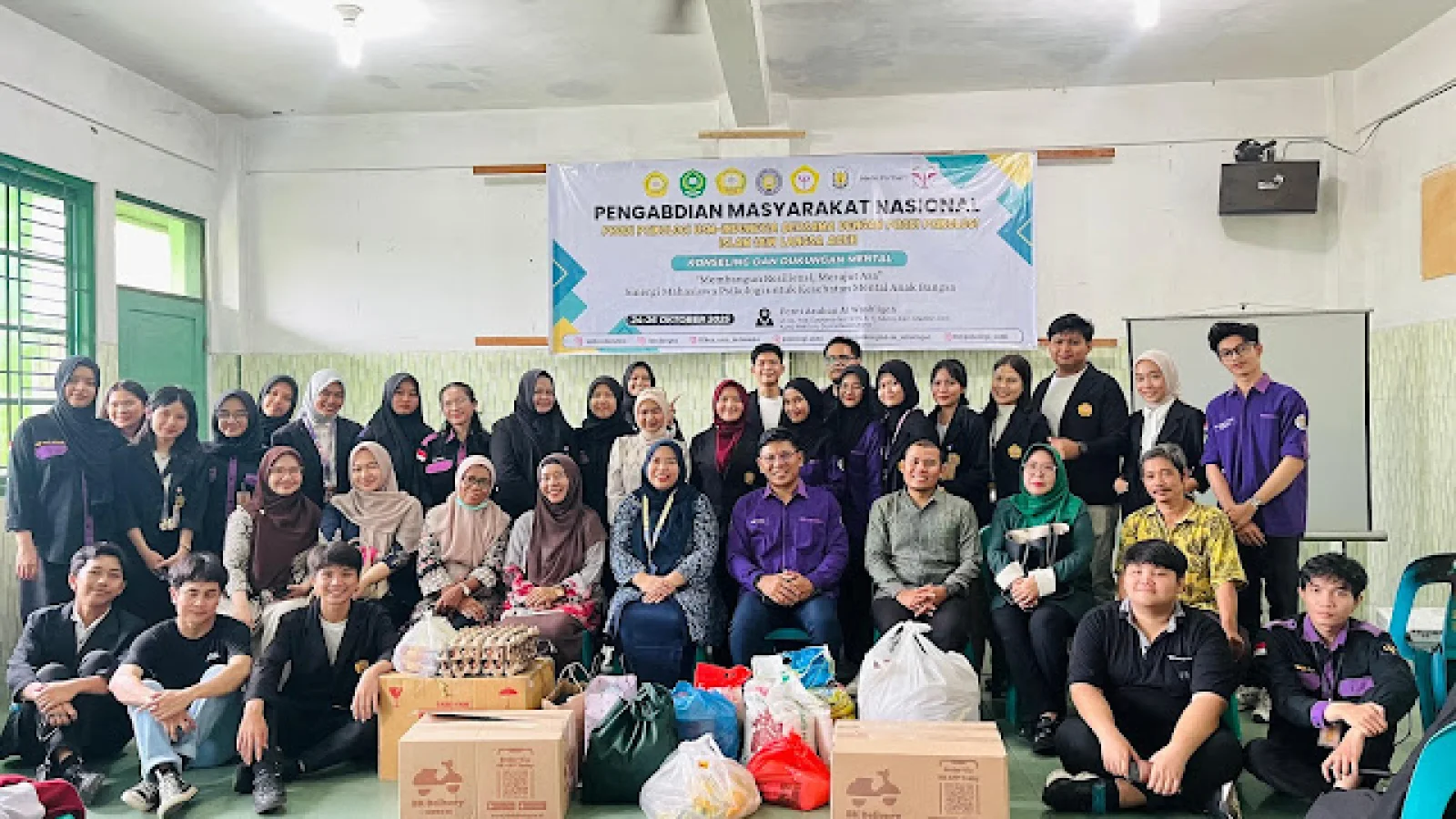 Sinergi Nasional: Himpunan Mahasiwa Psikologi Islam IAIN Langsa & USM-Indonesia Gelar Pengabdian di Panti Asuhan Al-Washliyah Medan