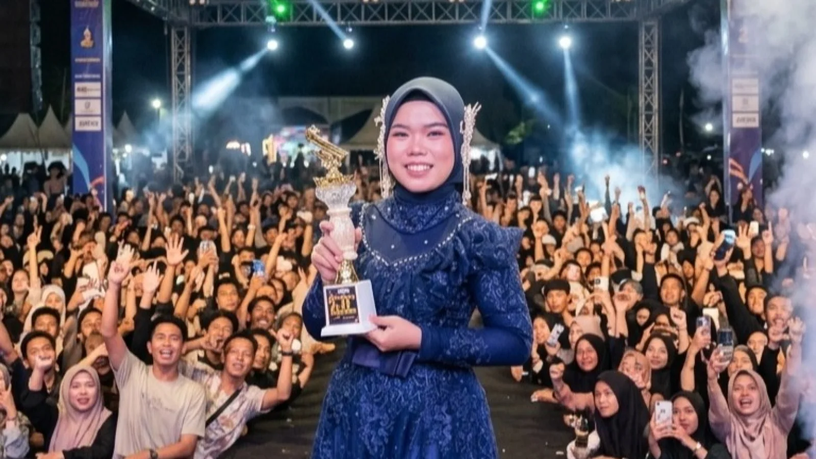Satu Panggung dengan Artis Ternama, Siti Hamidah Mahasiswi Psikologi Islam Berhasil Meraih Juara 2 di Lomba Menyanyi Langsa Expo 2026