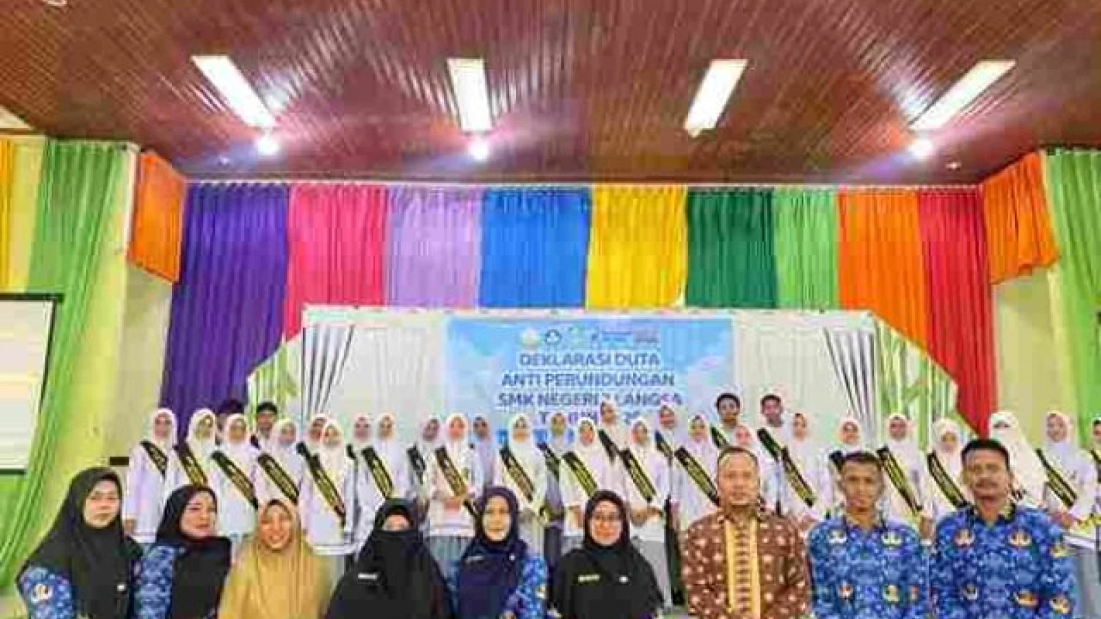 Deklarasi Duta Anti Perundungan SMK Negeri 3 Langsa Tahun 2025