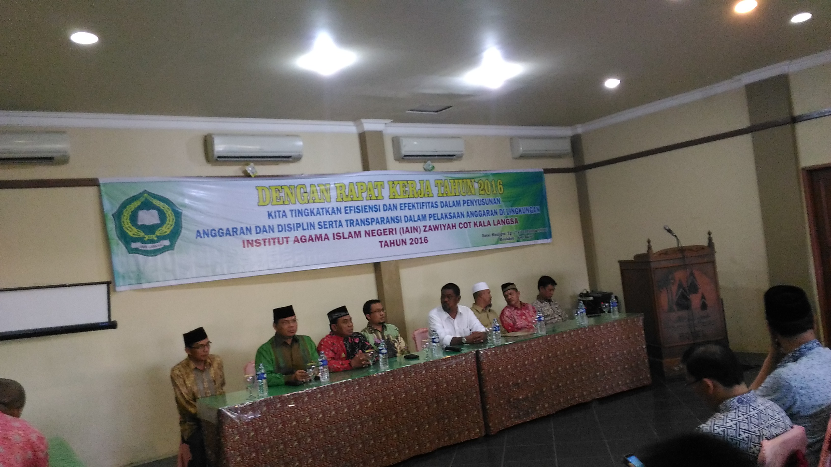 Bupati Aceh Barat Buka Raker IAIN