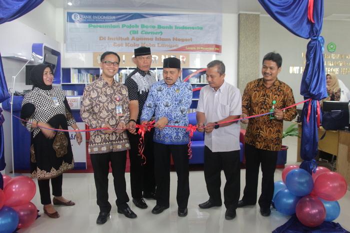 Wakil Walikota Langsa Launching BI Corner Di IAIN Langsa