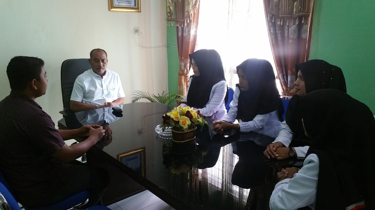 PKL Mahasiswa BKI di Dinas PMKPPKB Aceh Tamiang Jalin Kerjasama