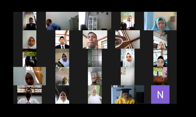 98 Mahasiswa FUAD IAIN Langsa Mengikuti Yudisium Online