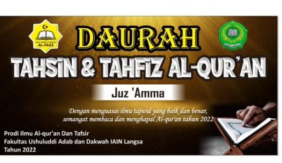 Prodi Ilmu Alquran dan Tafsir IAIN Langsa Laksanakan Daurah Tahsin dan Tahfidz Alquran Gelombang Kedua
