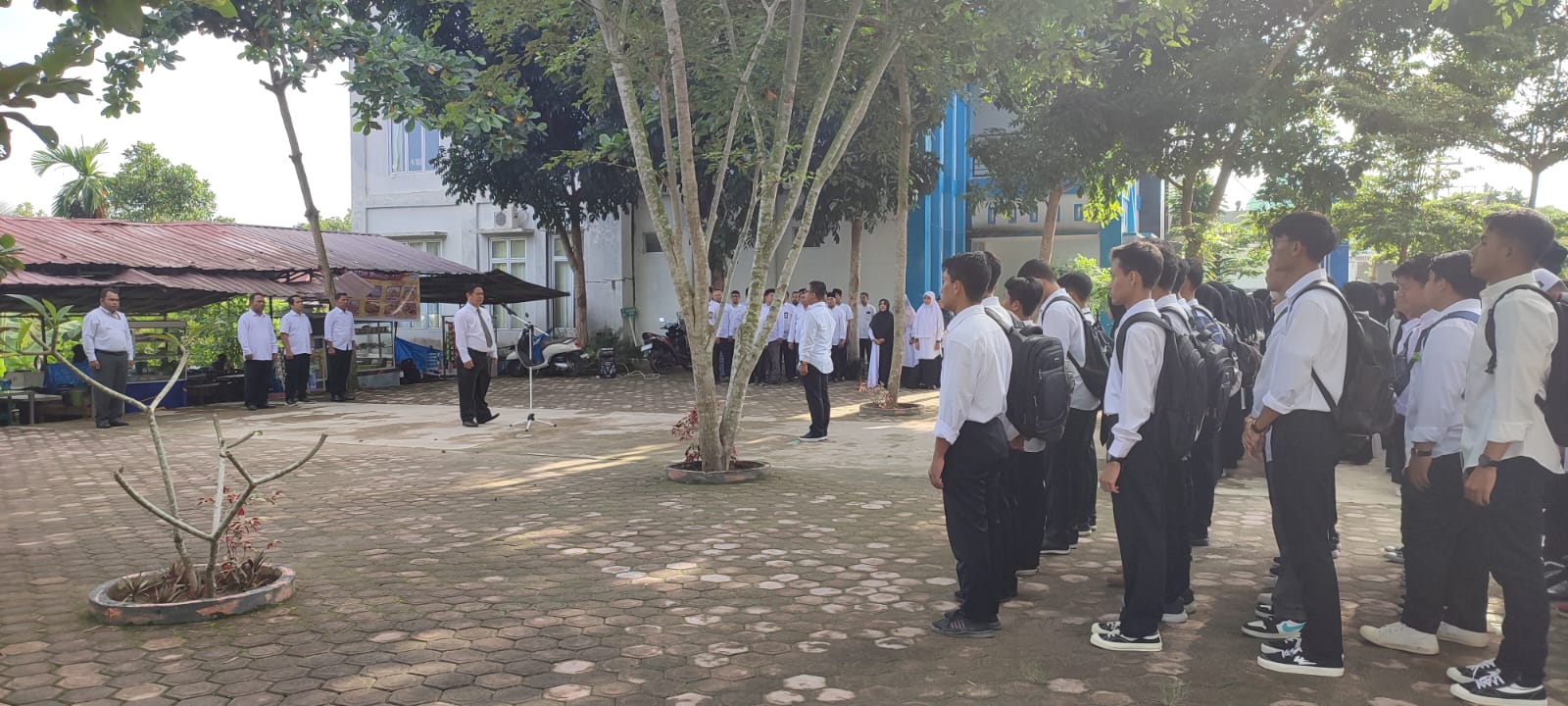 Apel pagi menyambut hari pertama Perkuliahan Semester Ganjil  Tahun Akademik 2023-2024