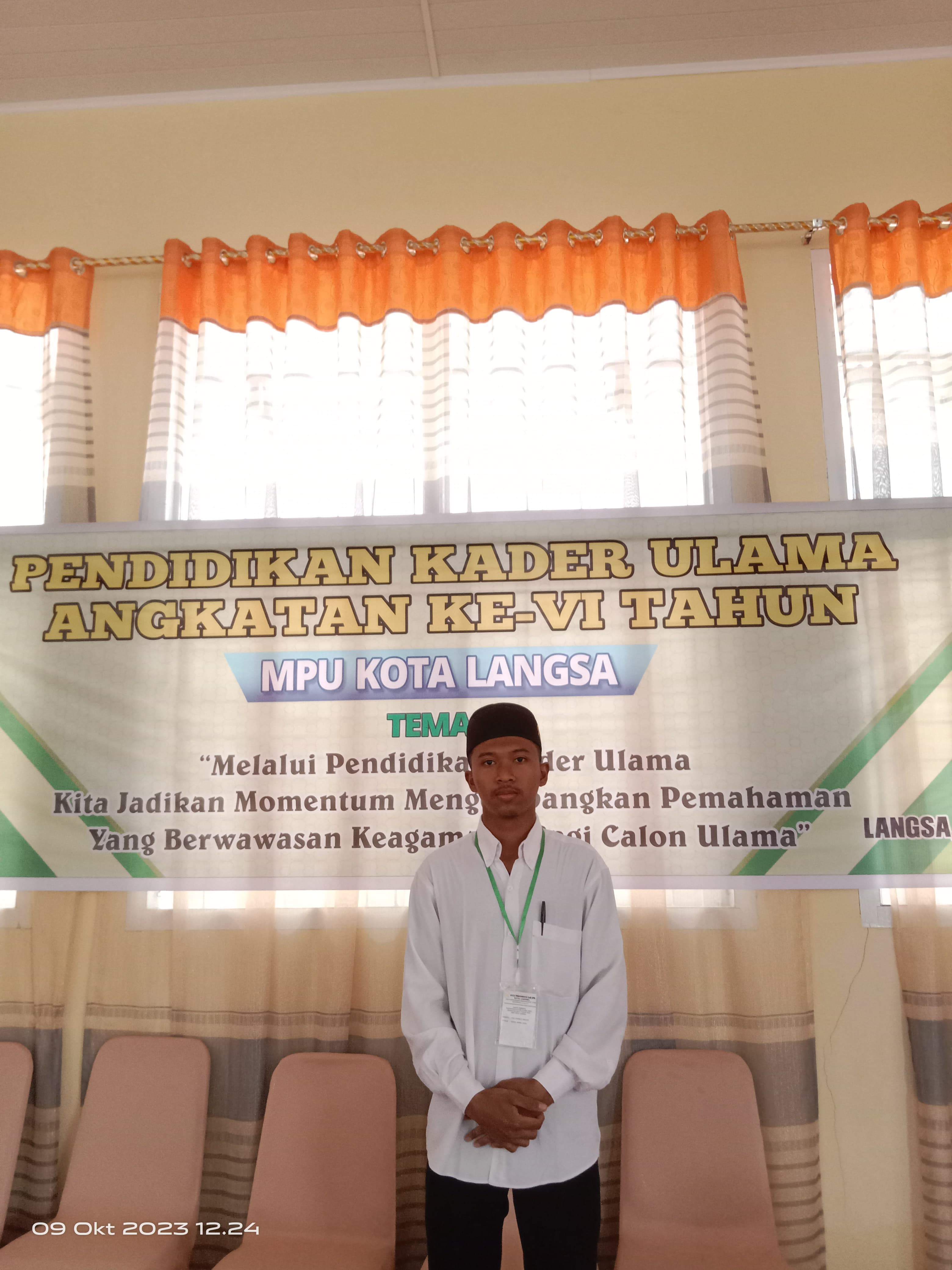 Mahasiswa IAT sebagai peserta kader ulama MPU Langsa  Kota Langsa