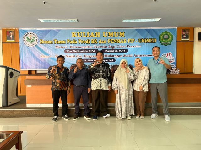 FUAD IAIN Langsa Melakukan  MoU Sekaligus Menjadi Dosen Tamu FIP UNIMED