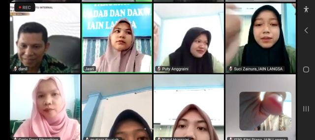 FUAD IAIN Langsa Coaching Pembekalan Kolaborasi Pengabdian Internasional Dengan JRS