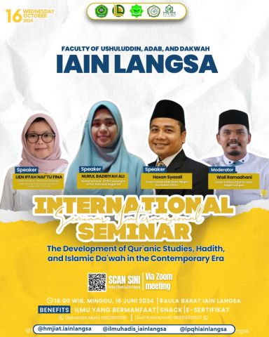 FUAD IAIN Langsa Gelar Seminar Internasional Bahas Studi Al-Quran dan Dakwah Islam di Era Kontemporer