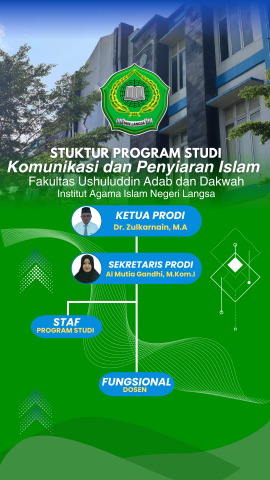 Struktur Program studi Komunikasi dan Penyiaran Islam