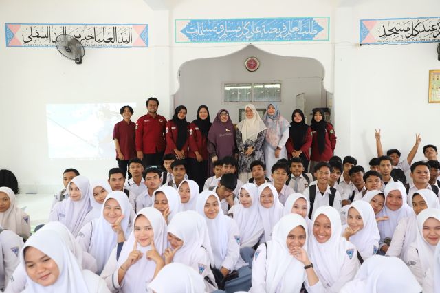 Mahasiswa KPI IAIN Langsa Sosialisasikan Program Studi ke SMK Negeri 1 Langsa