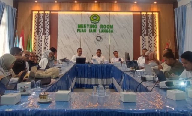 Rapat Tinjauan Manajemen FUAD IAIN Langsa Berlangsung Lancar