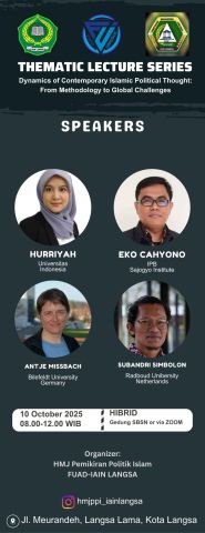 Seminar Internasional HMJ PPI IAIN Langsa mengundang berbagai pakar dari kampus luar negeri